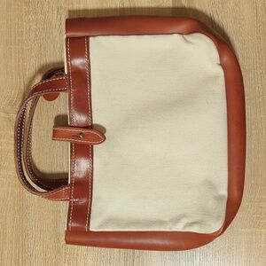 Buckaroo Manufacturing Canvas and Leather Handbag